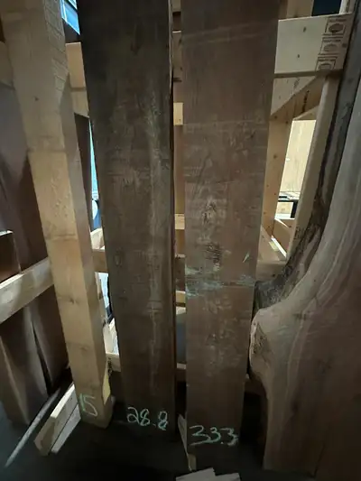 If you're looking for serious thickness and stunning grain, this is it. Our 16/4 (4” thick) Black Wa...