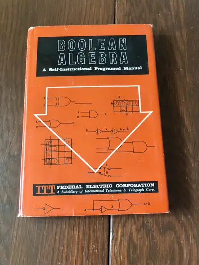 60s Boolean Algebra Math Text Book Study Vintage Mathematics , View more