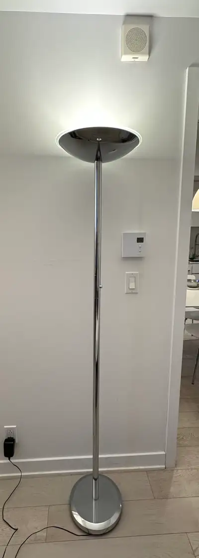 Chrome LED Floor Torch Lamp, View more