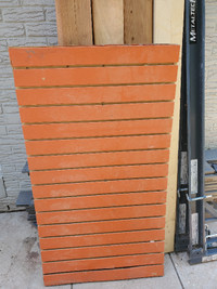 Slotted boards - various pieces - great to organize garage, shop