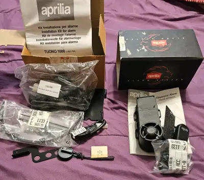 New! Genuine Aprilia Tuono 1000 Security System & Install Kit, View more