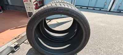 Here are Michelin Pilot Sport 4S tires, sized 255/35ZR19, ready to give your ride a serious performa...