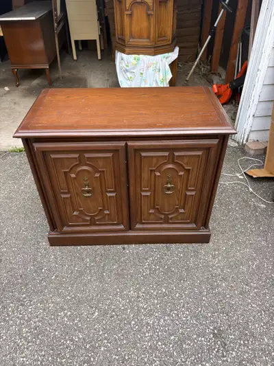 Free delivery used Wooden Cabinet with Double Doors, View more