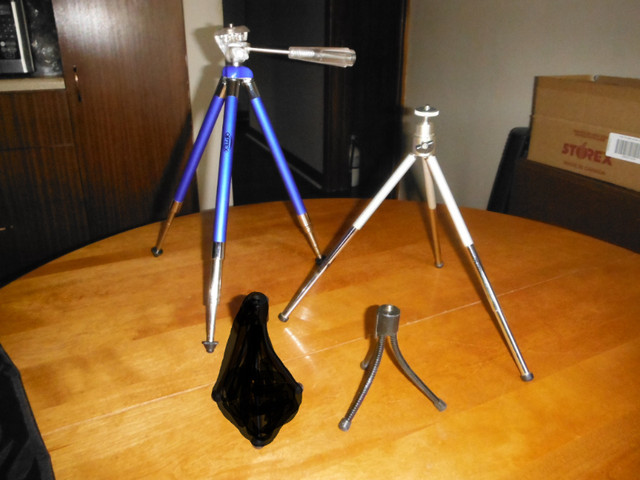 Camera Tripods - Tall, Medium and Small $30 For All in Cameras & Camcorders in Markham / York Region