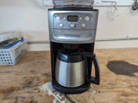 Coffee maker with built in burr grinder - needs a fix