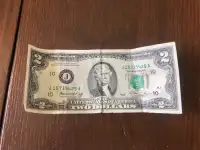 US American 1976 2 Dollar Bank Note Dollars Circulated 