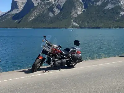 Low mileage 2009 Harley Davidson Fat Bob. Not getting ridden right now, just sitting in garage. Nego...