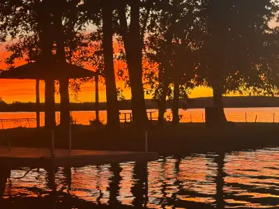 Waterfront house on beautiful Rice lake. Great deck overlooking the lake. Peaceful and quiet. The re...