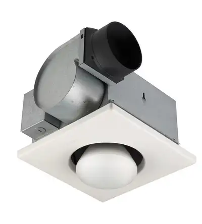 New Bathroom Fan with Heat and Light, View more