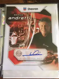Mario Andretti Signed Photo