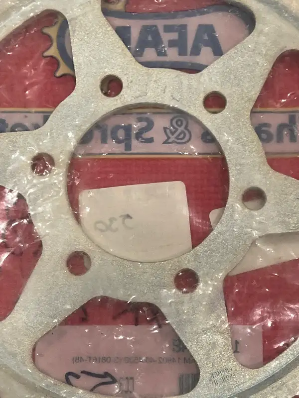 Suzuki Gsxr 750 AFAM Rear Sprocket 530 size chain 48t  14902-48 in Other in Barrie - Image 7