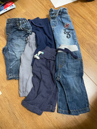 3-6 Months Pants - 6 Pairs