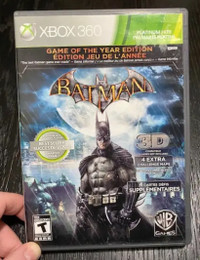 Batman Arkham Asylum Game of the Year Edition Xbox 360 Game /Jeu