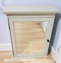 Cabinet with mirror (bathroom shelves)