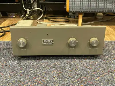 Ampex 2010 Mono Tube amplifier and JBL D208 speaker, View more