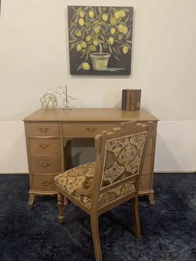 1940’s traditonal desk & chair, View more