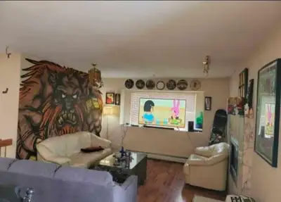 Hey all , I've got a room for rent in a large shared house . The house is on knight st with a bus st...