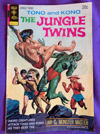 Tono and Kono The Jungle Twins #7 Gold Key Comic 1973