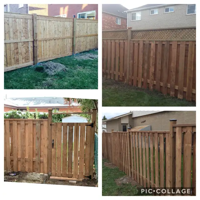 Fence and Deck Service New Fence OLD POST REPLACEMENT 63417618268673122