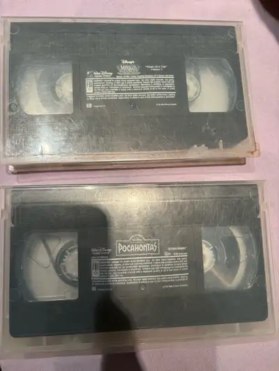 Disney's The Little Mermaid & Pocahontas VHS Tapes, View more