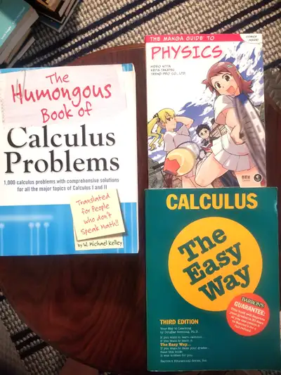 Casual Language and Graphic Textbooks for Physics & Calculus, View more