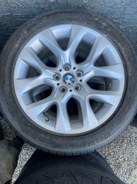 BMW X5 winter rims and tires OEM BMW 5x120 with 255x50R19 tires