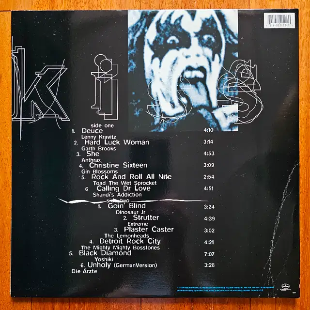 "Kiss My Ass: Classic Kiss Regrooved" VINYL LP62864363028737123
