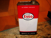 Esso Marvelube Oil Tins