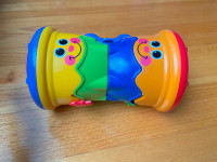 Crawl-Along Drum Roll Set. 2-in-1 Crawl to Sitting Toy