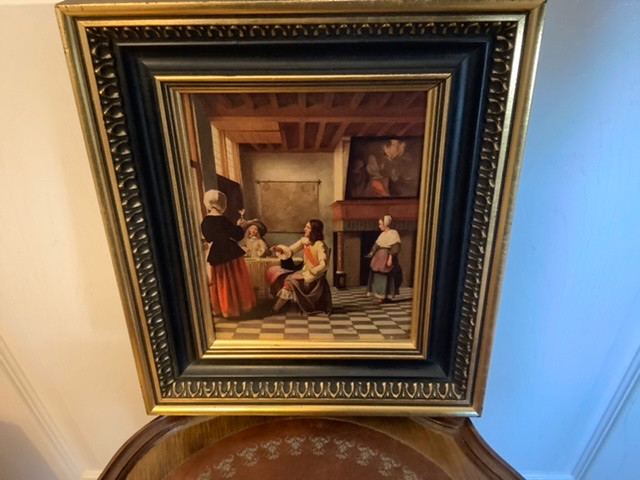 Pieter de Hooch’s 1658 Print of His Famous Old Dutch Masters Ptg in Arts & Collectibles in Belleville - Image 2