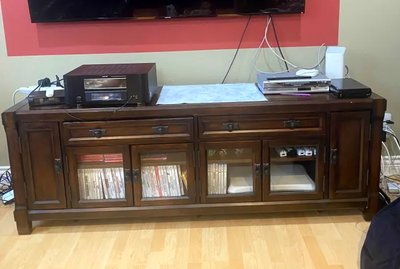TV stand $20 | 76 x 20 x 27 inches, View more
