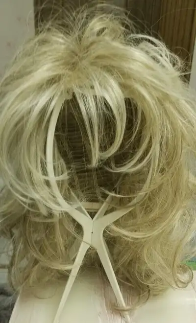 Authentic Medium Length Blonde Wig, View more