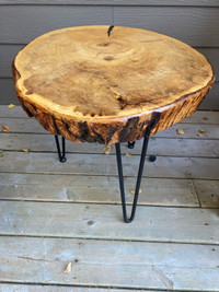 NEW Locally sourced 21-24” round  side tables 