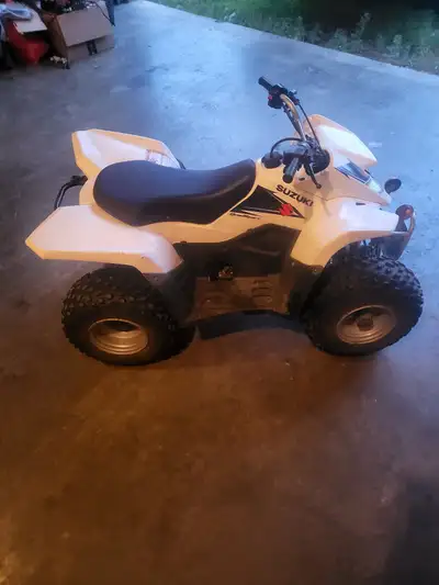 For sale - 2013 Suzuki 50 kids quad. Runs good and in good shape. Electric start. New battery. Has s...