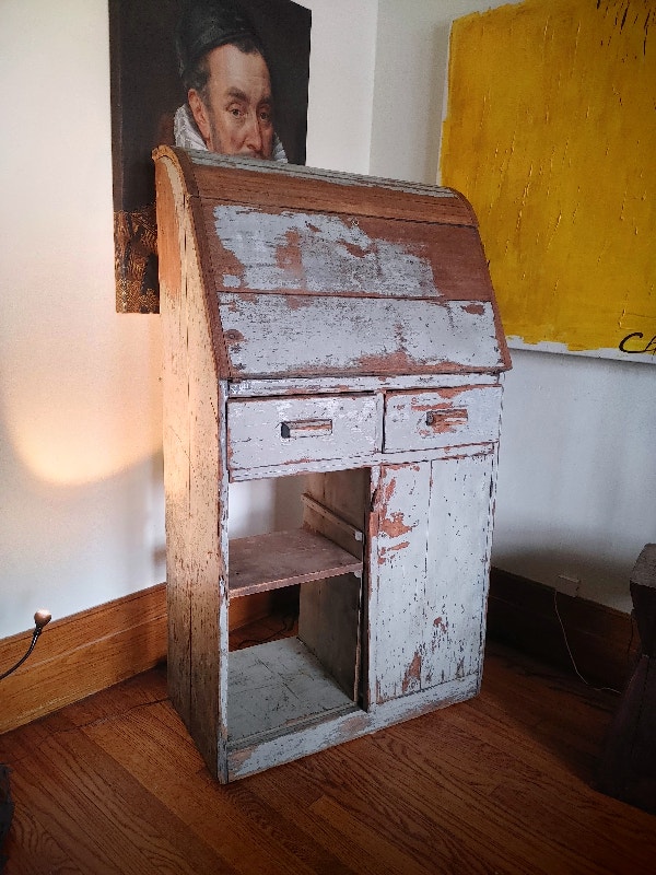Secrétaire antique en bois Bureaux Ville de Montréal Kijiji