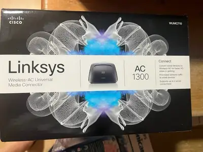 Linksys Connecteur multimédia universel sans fil (WUMC710), View more