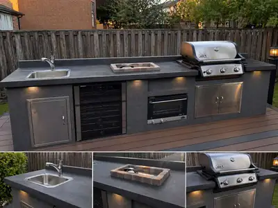 Smoke Grey Quartz Kitchen Countertop & Vanity – Modern Luxury, View more