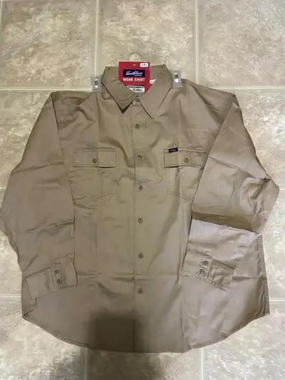Plus size heavy twill long sleeve Brand new Tags attached