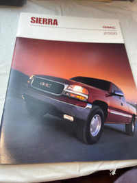 VINTAGE 2000 GMC SIERRA SALES BROCHURE # M1697