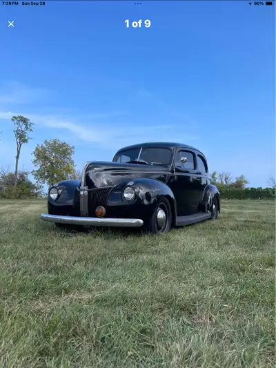 1940 Ford standard V8 two door North Carolina car rust free New glass smoke gray Mustang two IFS Rea...