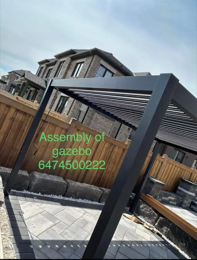 assembly gazebo  in Patio & Garden Furniture in Markham / York Region - Image 6