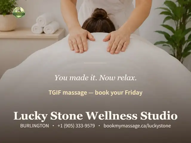 You made it. Now relax.A Friday relaxation massage — the rewar