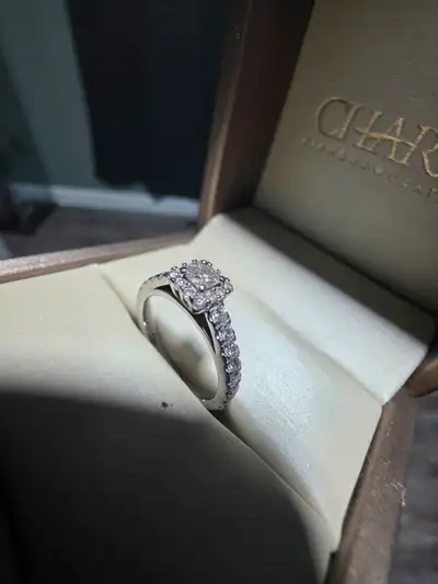White gold Diamond Engagement Ring, View more