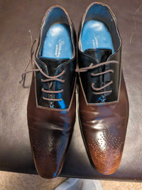 Sweeney Belair navy/brown dress shoes
