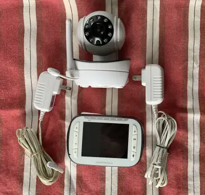 Motorola Mbp43bu Baby Monitor Camera Sys-Night Vision+Room Tempe, View more