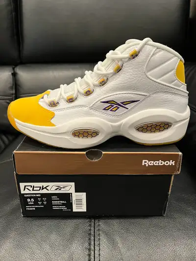 Reebok Question • Yellow Toe (Kobe) • Size 9.5, View more