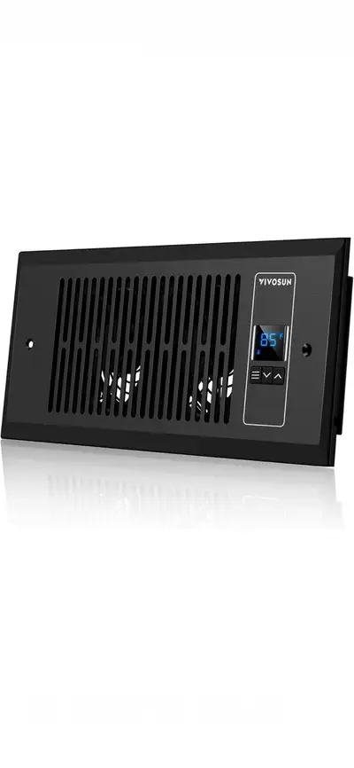 VIVOSUN Quiet Register Booster Fan 4”×12”, Smart Register Vent, View more