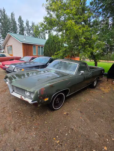 71 ranchero havent had running needs breaks. 302 engine. Open to trades for f100