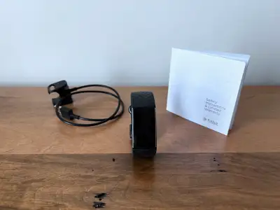 Black Fitbit Charge 3 (Model: FB409), in working condition. Firmware Version: 28.20001.88.11. Comes...