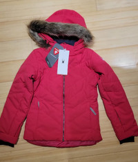 BRAND NEW Spyder Lola Ski Winter Jacket - Girl's - Cerise/Cherry